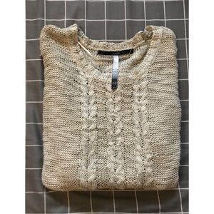 Sparkly beige sweater